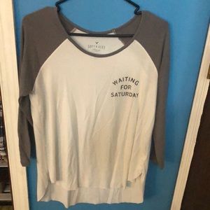 American Eagle baseball tee